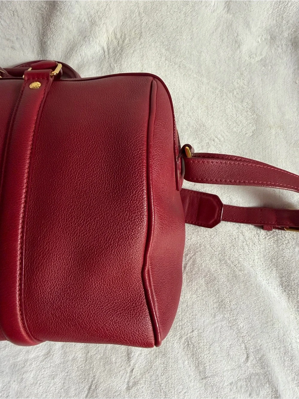 💞🔥 LOUIS VUITTON SOFIA COPPOLA SC MM LEATHER ROUGE BAG💕